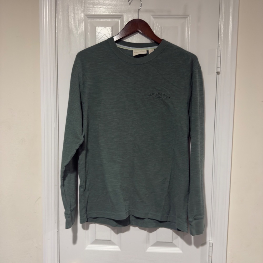 Scotch & Soda Amsterdam Long Sleeve Crewneck Top Size M